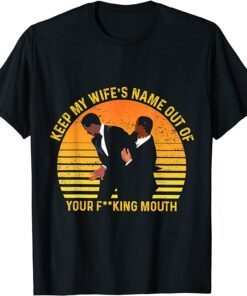 Vintage Keep My Wife's Name Out Your Mouth Tee Shirt