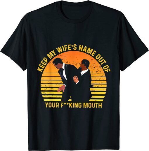 Vintage Keep My Wife's Name Out Your Mouth Tee Shirt