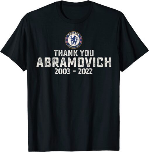 Vintage Thank You Roman Abramovich - Chelsea Soccer Club Tee Shirt