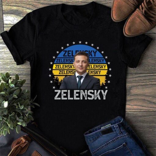 Volodymyr Zelensky President Of Ukraine Support Ukraine Free Ukraine Shirt