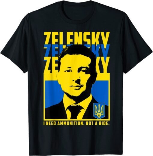 Volodymyr Zelensky Ukraine Ukrainian Flag Peace Ukraine Shirt