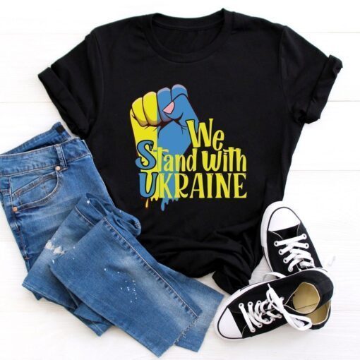 We Stand With Ukraine Ukrainian Flag Peace Ukraine Shirt