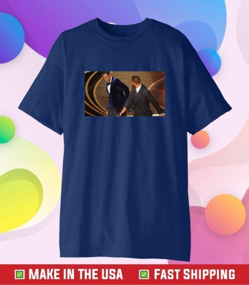 Will Smith hits Chris Rock Tee Shirt