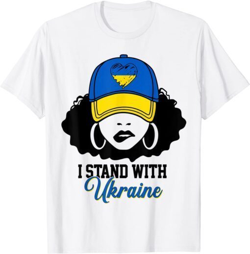 Women Girl Ukraine I Stand With Ukraine Support Ukraine Love Ukraine Shirt