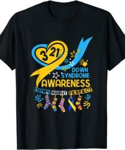 World Down Syndrome Day Awareness Socks 21 March Tee Shirt