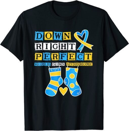 World Down Syndrome Day Rock Your Socks Kid Awareness Tee Shirt