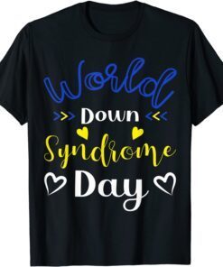 World Down Syndrome Ukraine Peace Socks Love Tee Shirt