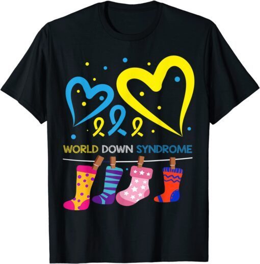 World Down Syndrome WDSD 21 March Day Tee Shirt