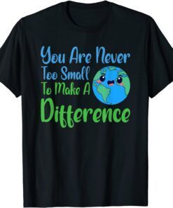 World Earth Day Make a Difference Earth Day Tee Shirt