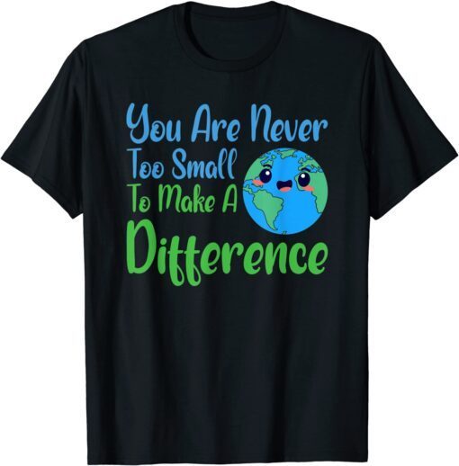 World Earth Day Make a Difference Earth Day Tee Shirt