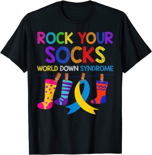 World down syndrome day 2022 socks WDSD Tee Shirt