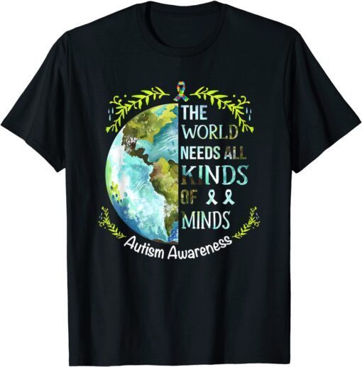 All Kinds Of Minds Autistic Support Amazon Autism Awareness Tee Shirt