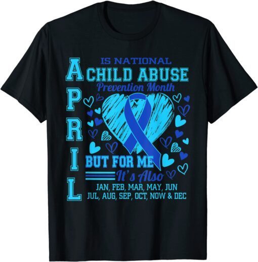 April is National Child Abuse Prevention Month Awareness Tee Shirt