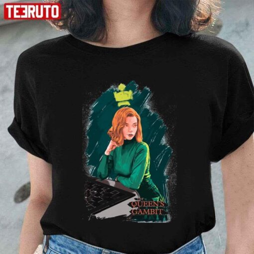 Art Queen’s Gambit Anya Taylor-Joy Actress Tee Shirt