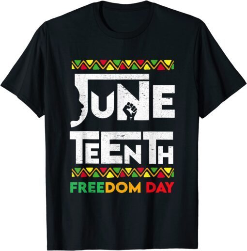 Awesome Juneteenth Day Freedom Day Black History 1865 Tee Shirt