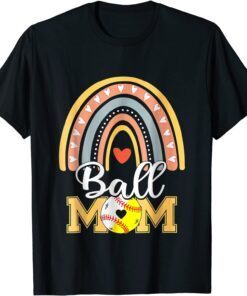 Ball Mom Tee Leopard Mother's Day 2022 Tee Shirt