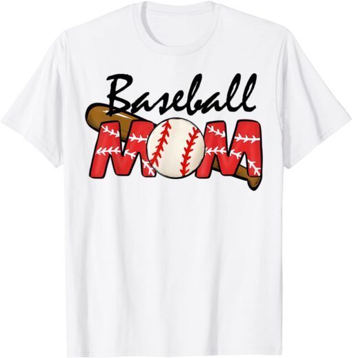 Baseball Mom Softball Mama Mother's Day 2022 Tee Shirt