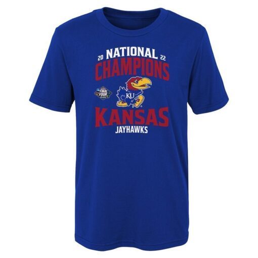 Basketball National Champions 2022 Kansas Jayhawks Tee Shirt