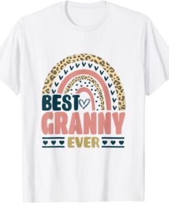 Best Granny Ever Heart Leopard Print Mothers Day 2022 Classic Shirt