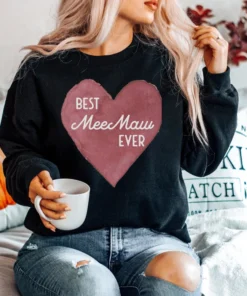 Best MeeMaw Ever Mothers Day Tee Shirt