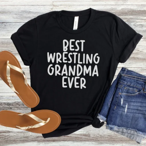 Best Wrestling Grandma Ever Mother's Day Tee Shirt