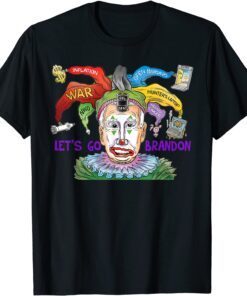 Biden Clown Inflation Open Borders War Hunter's Laptop Tee Shirt