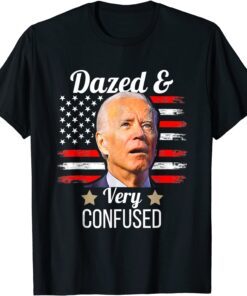 Biden Dazed And Very Confused Tiedye Anti Joe Biden Tee Shirt