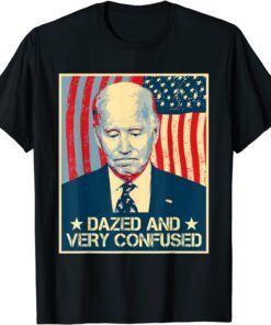 Biden Dazed And Very Confused Vintage Retro Tee Shirt