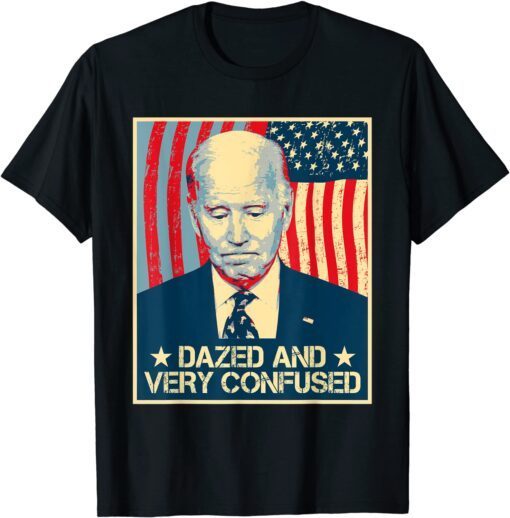 Biden Dazed And Very Confused Vintage Retro Tee Shirt