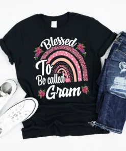 Blessed To Be Called Gram Mother's Day Tee Shirt