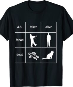 Boolean Logic I'm A Programmer- Alive - Dead Tee Shirt