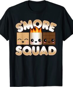 Campfire Fire Pit Friends Cute Kawaii Smore Squad Tee Shirt