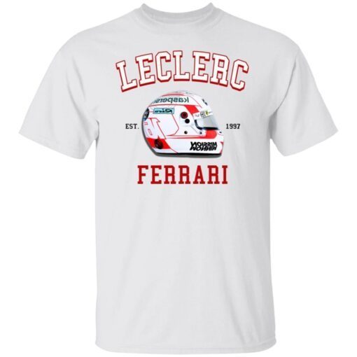 Charles Leclerc Formula One Racing Ferrari Tee Shirt