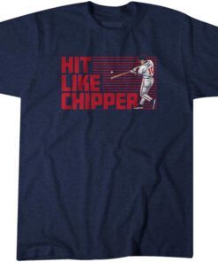 Chipper Jones Hit Like Chipper Tee Shirt