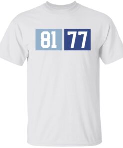 Coach K’s Career 81-77 Tee Shirt