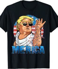 Donald Trump Salt Merica Freedom 4th of July Tee Shirt