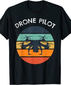 Drone Pilot Drone Quadrocopter Pilot Qaud Flyer Tee Shirt