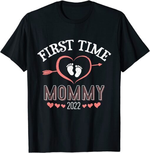 First Time Mommy 2022 Mother's Day 2022 Tee Shirt