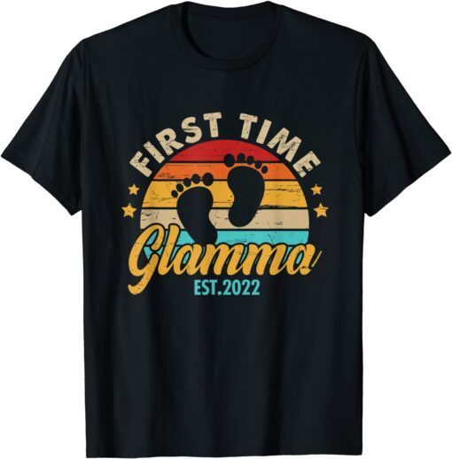 First time Glamma 2022 Mother's Day Tee Shirt