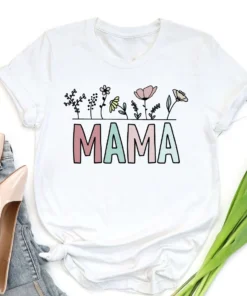 Floral Mom Mothers Day Tee Shirt