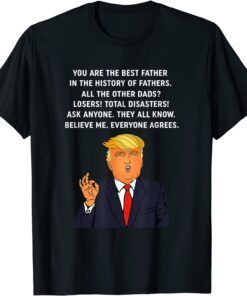 Great Dad Donald Trump Father's Day Tee Shirt