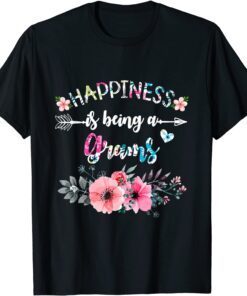 Happiness Is Being A Grams Mothers Day Tee Shirt