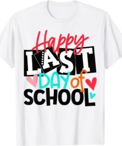 Happy Last Day Of School Hello Summer Teacher Student Tee Shirt