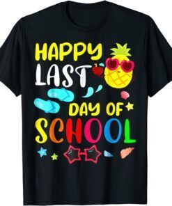 Happy Last Day Of School Teacher Student Graduation Family 2022 Shirt