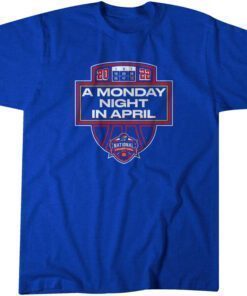 Kansas Basketball Monday Nights in April Tee Shirt