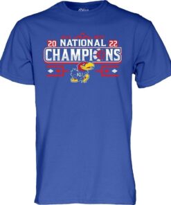 Kansas Jayhawks 2022 Basketball National Champions Bracket Tee Shirt