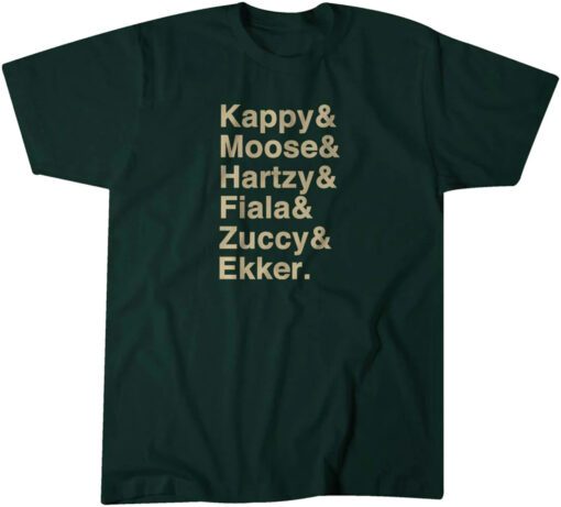 Kappy & Moose & Hartzy & Fiala & Zuccy & Ekker Tee Shirt