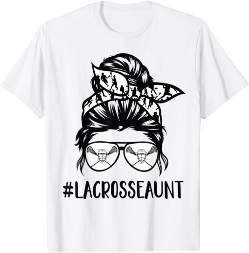 Lacrosse aunt messy bun hair glassLacrosse aunt messy bun hair glasses 2022 Shirtes 2022 Shirt