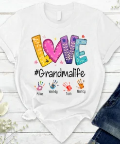 Love Grandma Life Mother's Day Tee Shirt