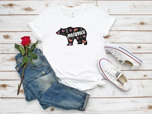 Mama Bear Mothers Day Tee Shirt